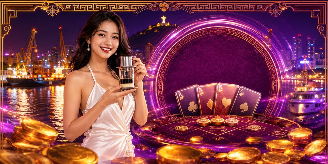 Người chơi card game tại Vũng Tàu bên ly cà phê Việt